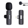 Wireless Lavalier Lapel Microphone with Noise Reduction - 2 Clip-On Mics for Iphone 15/14/13/12, Ipad Series, Android Devices, Computers - Bluetooth Mini Smartphone Mic with USB-C Port & Plug for Video Recording, Tiktok, Youtube Vlog
